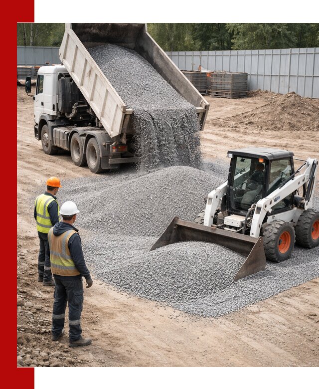 Доставка и продажа гранитного щебня фракции 0-5 в Элисте