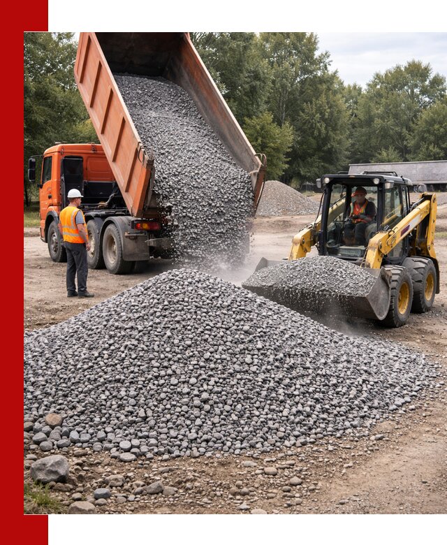 Купить гранитный щебень фракции 5–10 в Элисте с доставкой