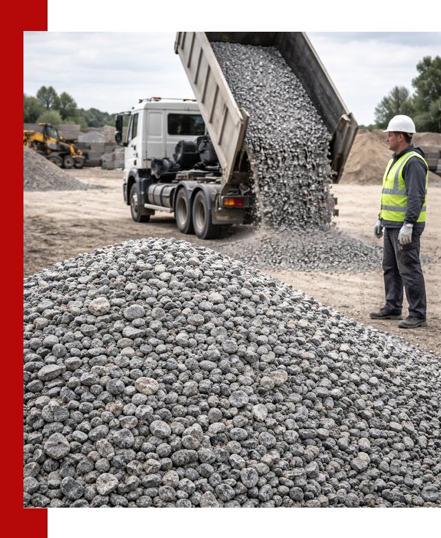 Доставка и продажа гранитного щебня фракции 5-20 в Элисте