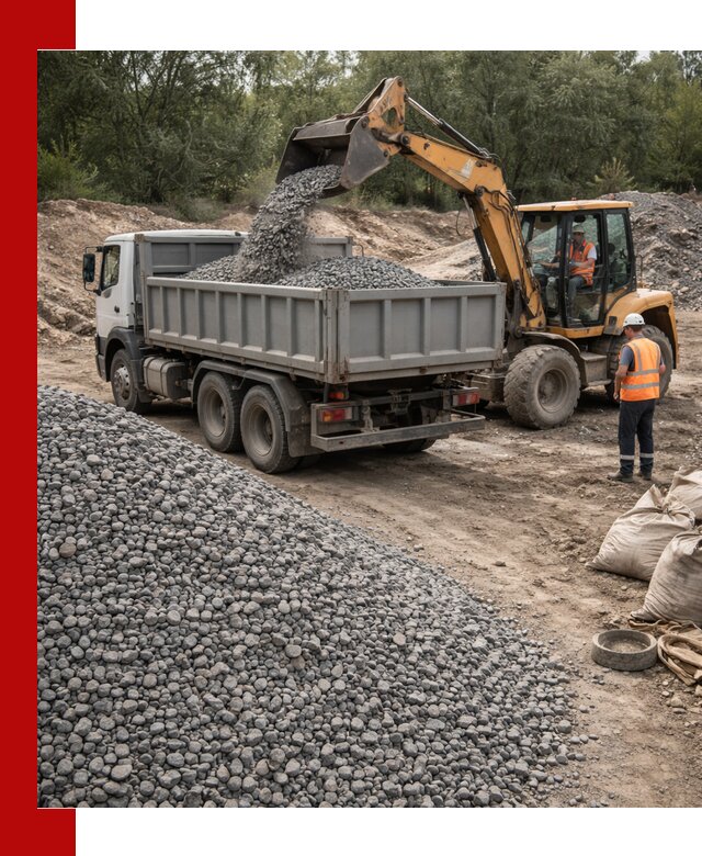 Доставка гравийного щебня в Элисте оптом и в розницу