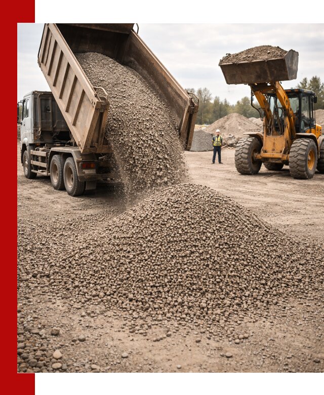 Гравийный щебень фракция 3–10 с доставкой в Элисте