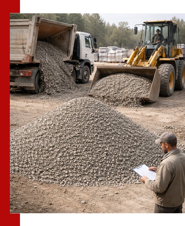 Гравийный щебень фракция 5–10 с доставкой в Элисте