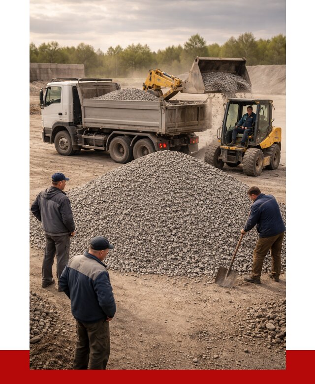 Гравийный щебень фракция 5-20 в Элисте от 2485 р. ПРОНЕРУДЭлс