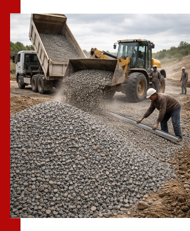 Гравийный щебень фракция 5-20 с доставкой в Элисте