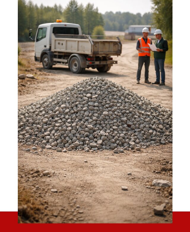 Гравийный щебень фракция 20-40 в Элисте от 1243 р. | ПРОНЕРУДЭлс