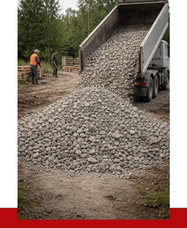 гравийный щебень фракция 70-120 в Элисте от 2537 р. ПРОНЕРУДЭлс