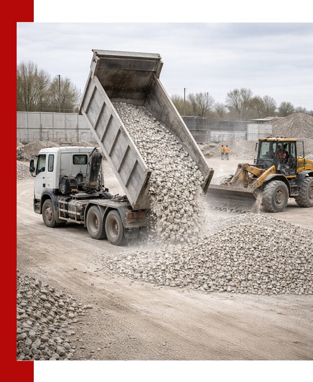Доставка и продажа известнякового щебня в Элисте