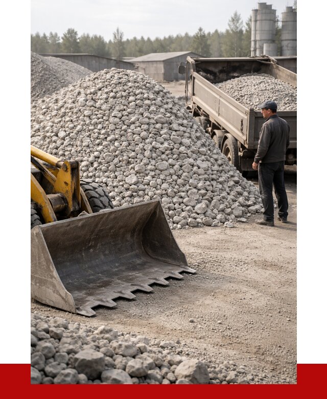 Известняковый щебень фракция 40-70 в Элисте от 4350 р. | ПРОНЕРУДЭлс