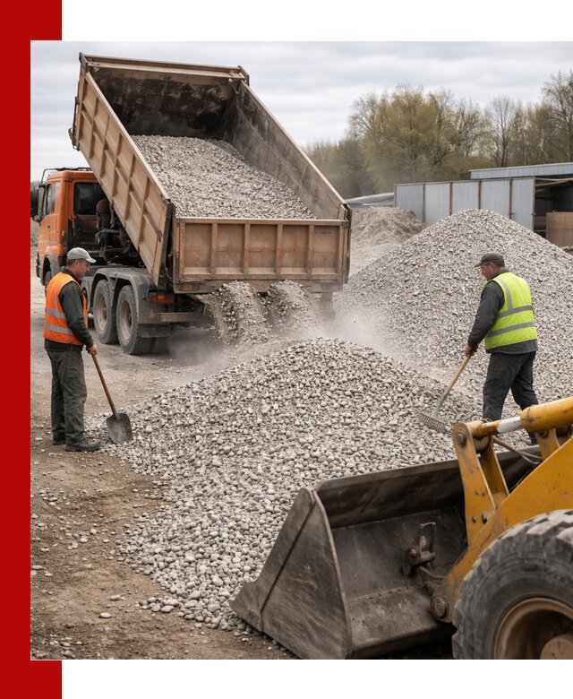 Доломитовый щебень фракции 5-20 с доставкой в Элисте