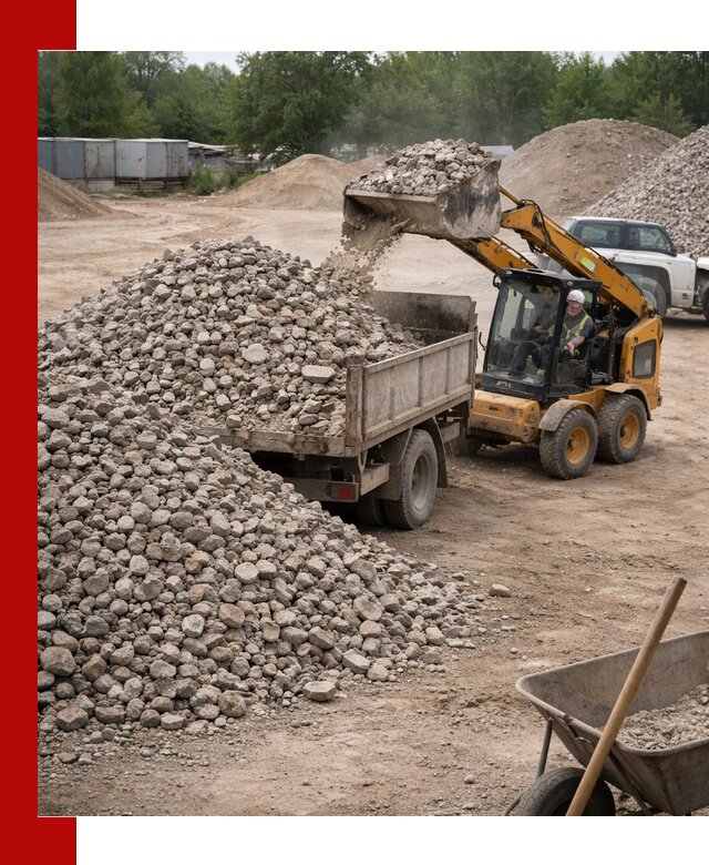 Доставка вторичного щебня в Элисте для строительных работ