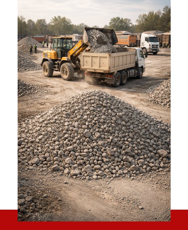 Вторичный щебень фракция 40-70 в Элисте от 1802 р, ПРОНЕРУДЭлс