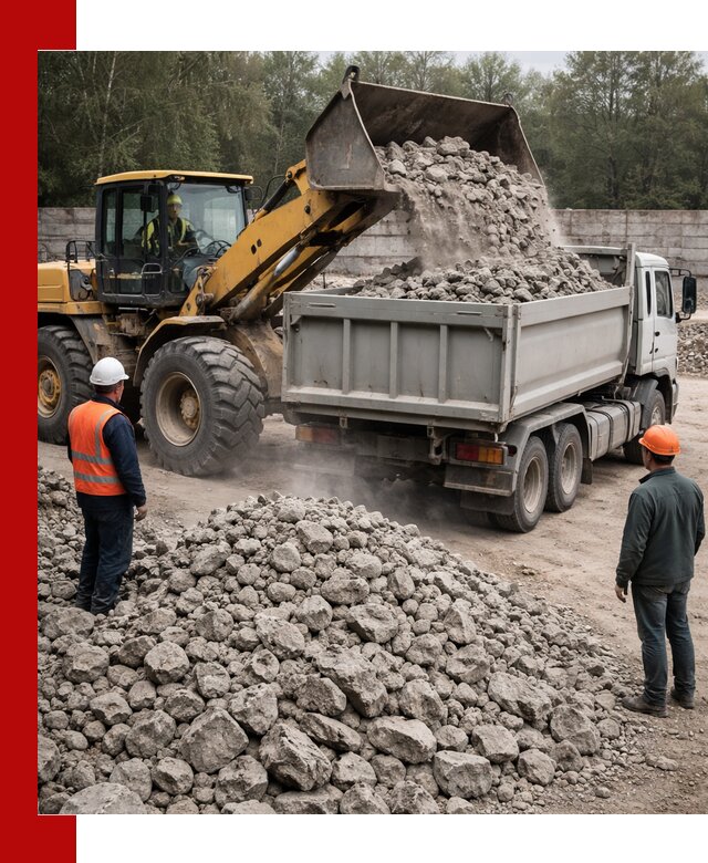 Вторичный щебень фракция 70–150 в Элисте с доставкой