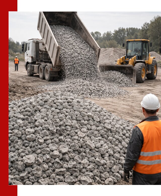 Доставка бетонного щебня фракции 20-40 в Элисте