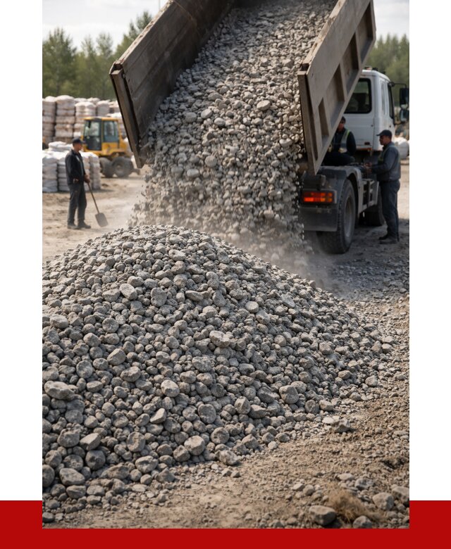 Бетонный щебень фракция 40-70 в Элисте от 1864 р. ПРОНЕРУДЭлс