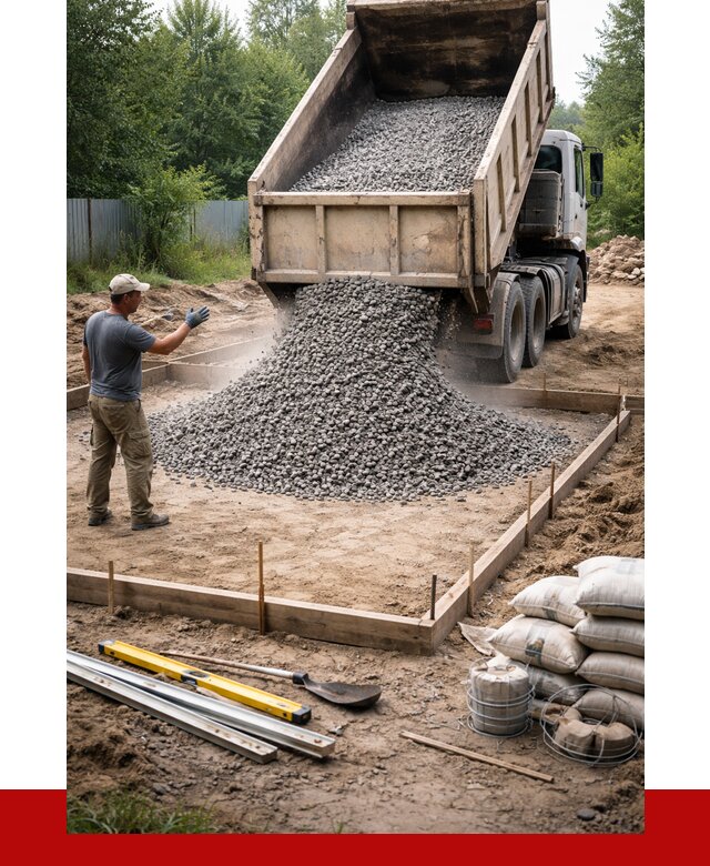Купить щебень для фундамента в Элисте от 4660 р. | ПРОНЕРУДЭлс