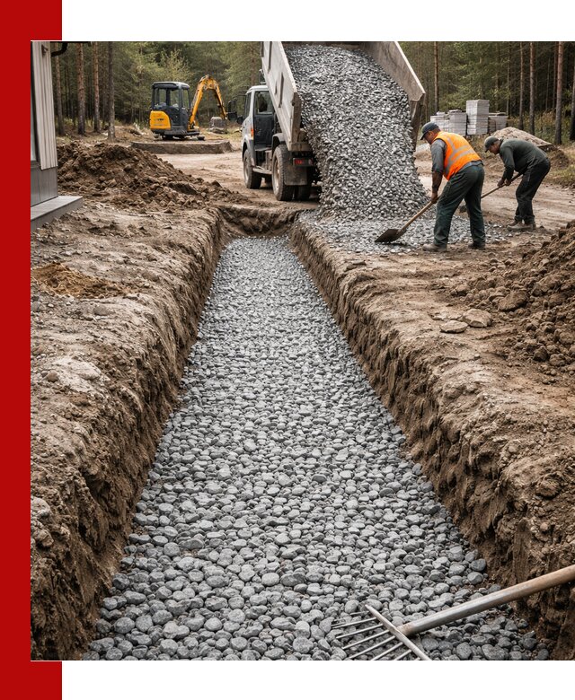 Щебень для дренажа с доставкой в Элисте высокого качества