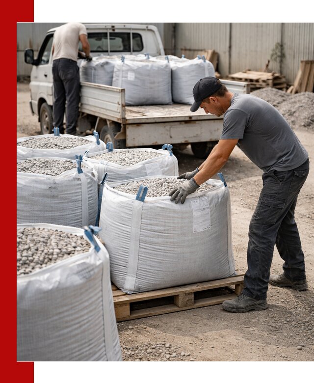 Доставка щебня в мешках по выгодным ценам в Элисте