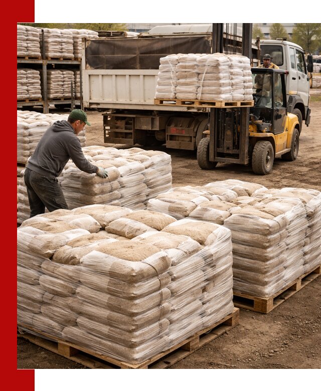 Карьерный песок в мешках с доставкой в Элисте