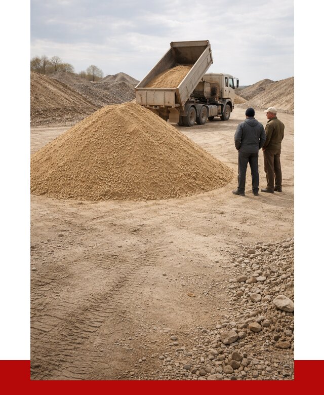 Карьерный песок крупнозернистый в Элисте от 8803 р | ПРОНЕРУДЭлс