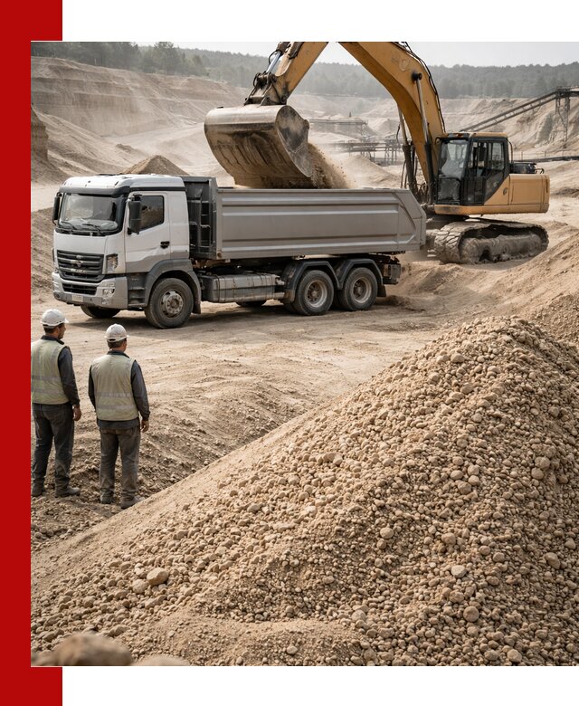 Карьерный крупнозернистый песок с доставкой в Элисте