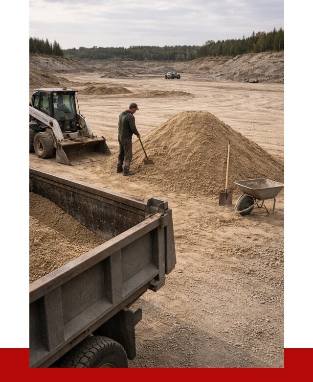 Карьерный песок среднезернистый в Элисте, от 2278 р. ПРОНЕРУДЭлс