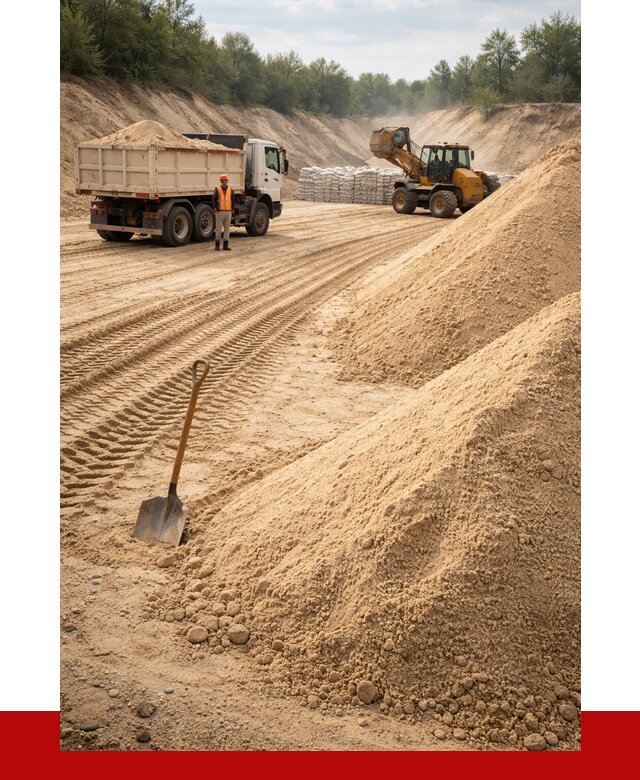 Карьерный песок мелкозернистый в Элисте от 9320 р. | ПРОНЕРУДЭлс