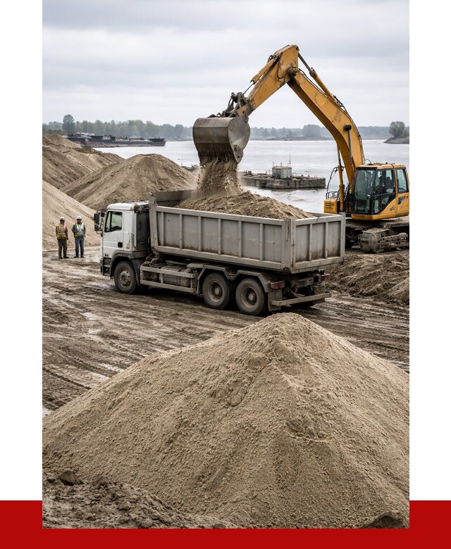 Купить речной песок навалом в Элисте от 1864 р., ПРОНЕРУДЭлс