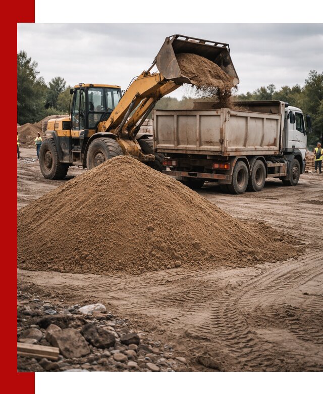 Доставка речного песка навалом в Элисте быстро и выгодно