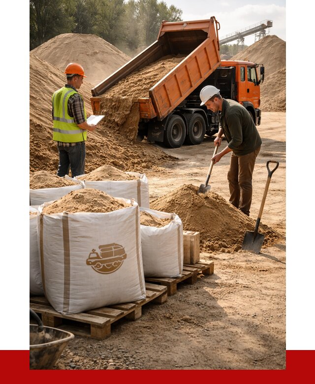 Строительный песок в Элисте от 2278 р. с доставкой, ПРОНЕРУДЭлс