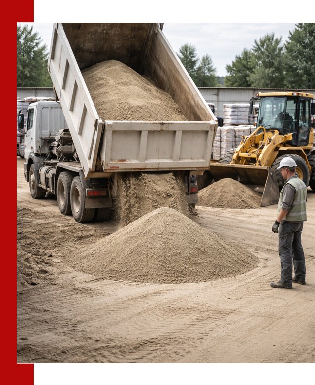 Поставка и доставка песка для бетона в Элисте