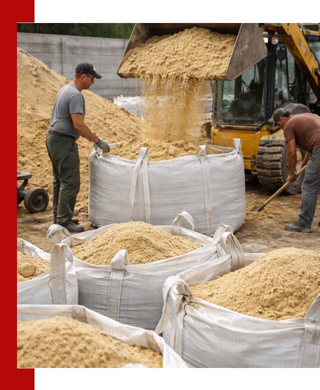 Поставка качественного песка для кладки в Элисте