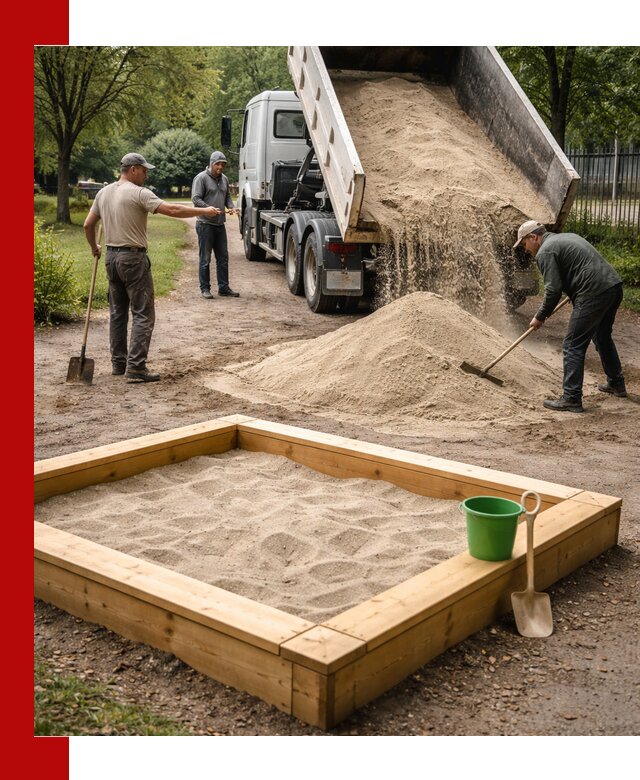 Песок для песочницы с доставкой в Элисте недорого и чистый