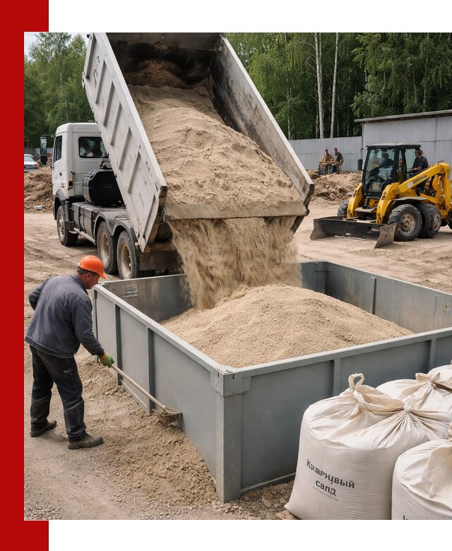 Кварцевый песок для фильтра в Элисте — доставка и качество