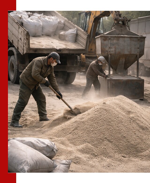 Кварцевый песок для пескоструя в Элисте — доставка и качество