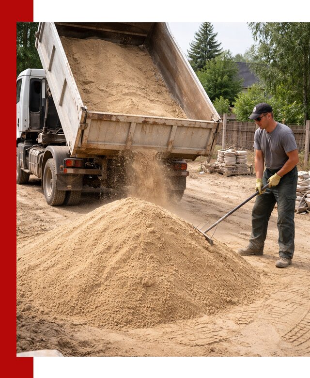 Доставка сухого песка самосвалами в Элисте