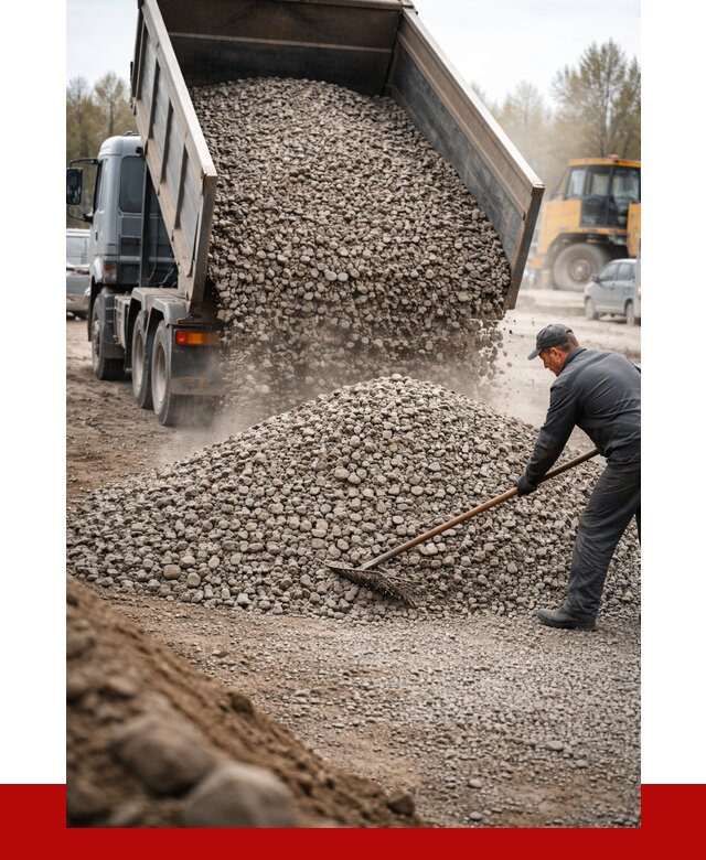 Гравий фракция 20-40 в Элисте от 2589 р. доставка | ПРОНЕРУДЭлс