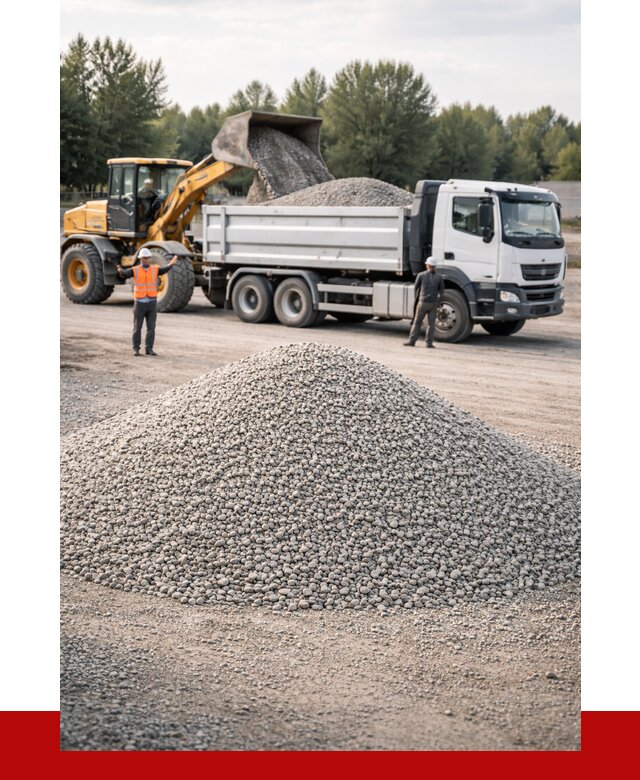 Купить мытый гравий в Элисте от 3625 р, доставка ПРОНЕРУДЭлс
