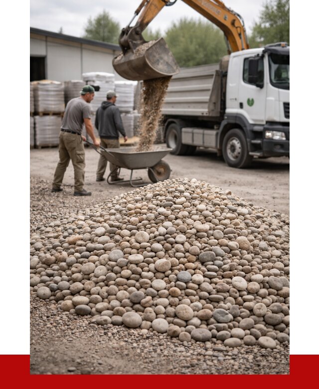 Галька декоративная в Элисте от 3314 р. за куб | ПРОНЕРУДЭлс
