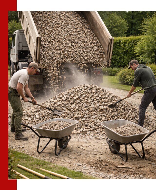 Доставка и продажа декоративной гальки в Элисте