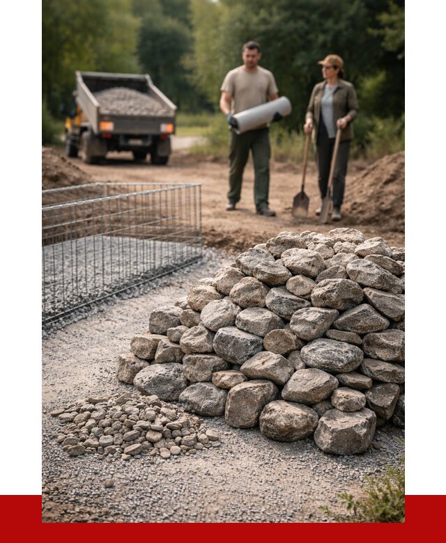 Камень для габионов фракция 100-200 в Элисте от 4971 р. | ПРОНЕРУДЭлс