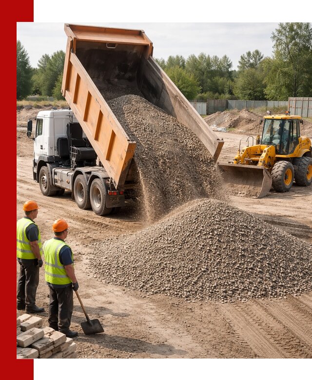 Доставка щебёночно-песчаной смеси ЩПС С7 в Элисте