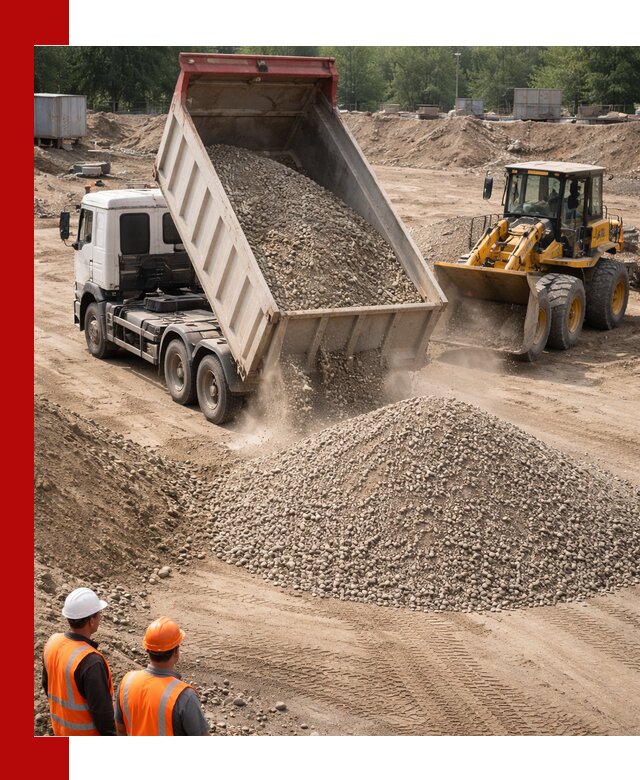 Щебень с песком (ЩГПС С2) с доставкой в Элисте