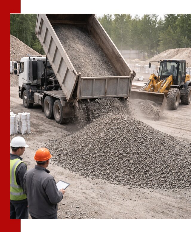 Доставка и продажа гранитного отсева 0-10 в Элисте