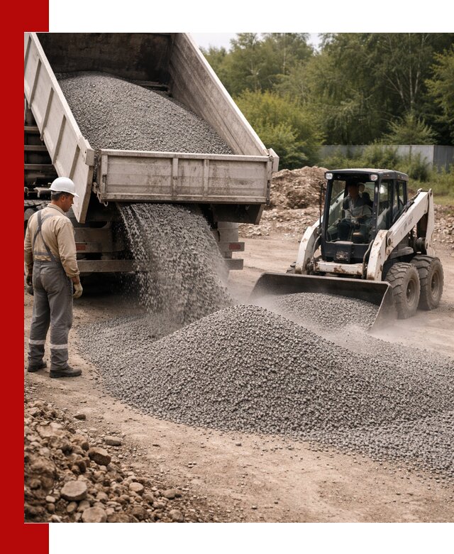 Доставка гравийного отсева 0-5 в Элисте оптом и в розницу