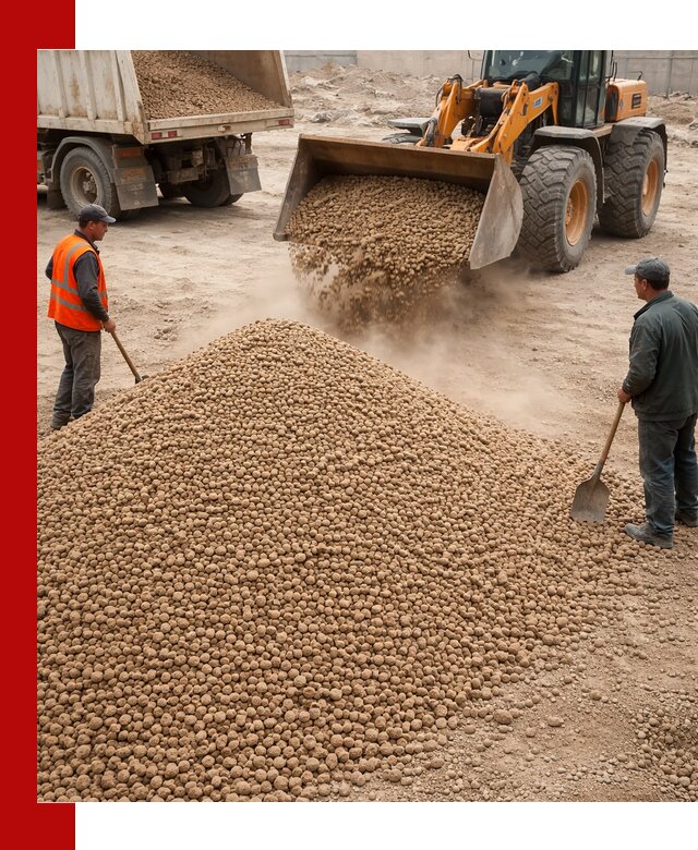 Керамзит фракция 10-20 с доставкой в Элисте