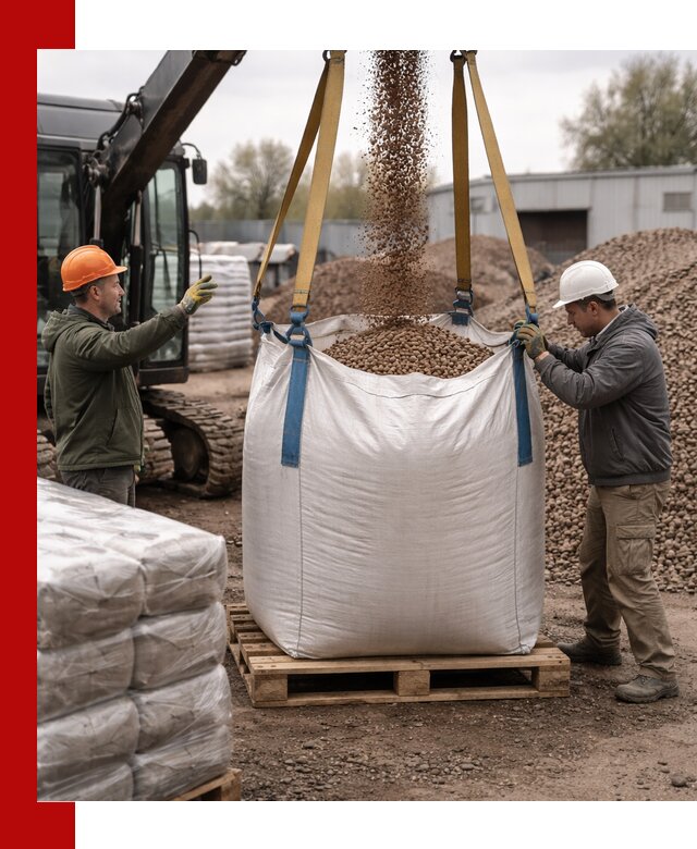 Керамзит в биг-бегах с доставкой в Элисте
