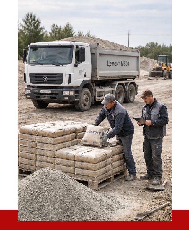 Купить цемент м500 с доставкой в Элисте от 5385 р. | ПРОНЕРУДЭлс