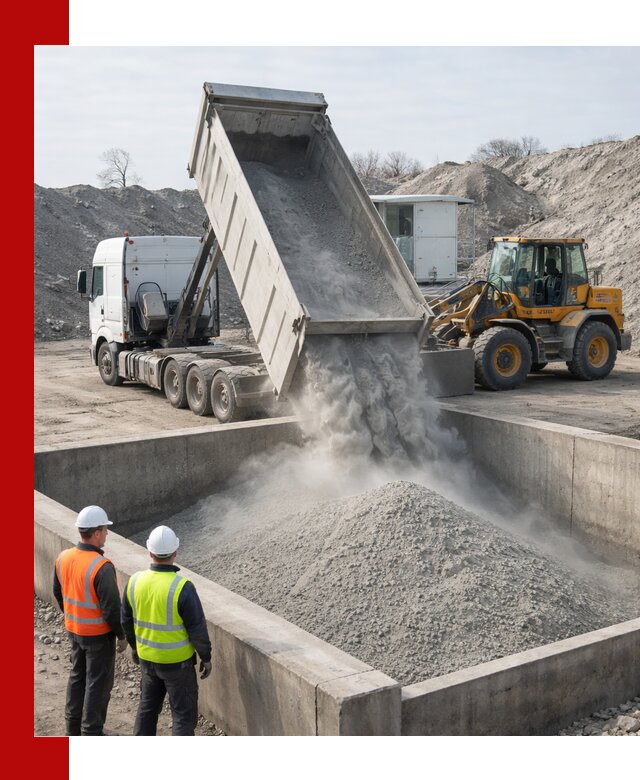 Доставка цемента навалом в Элисте крупными партиями