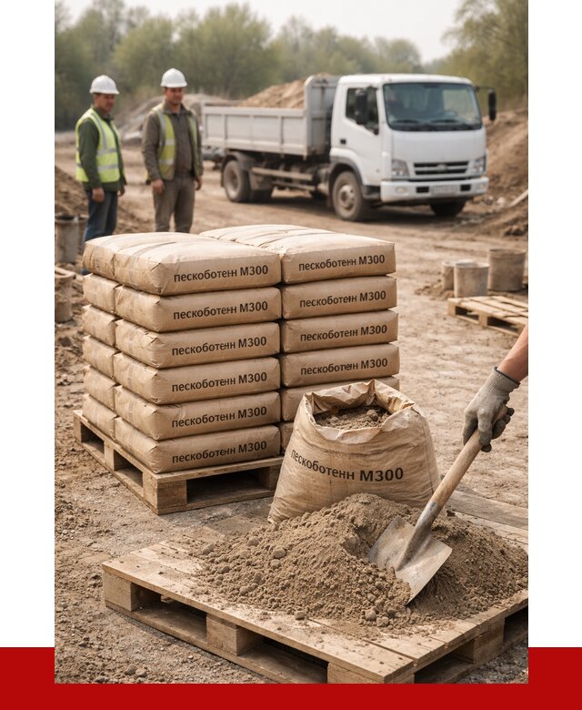 Пескобетон М300 в Элисте с доставкой от 4816 р. за куб | ПРОНЕРУДЭлс