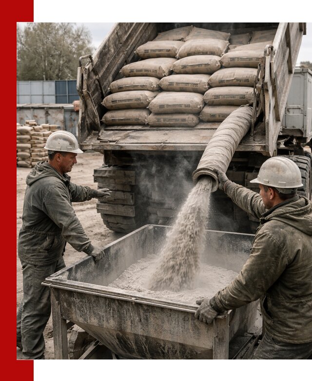 Доставка цемента М400 в Элисте оптом и в розницу